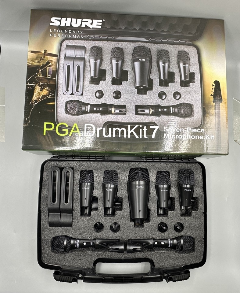 NEW Shure Brand New PGA Drumkit7 Complete Drum Microphone Kit BEST NEW Shure Brand New PGA Drumkit7 Complete Drum Microphone Kit BEST