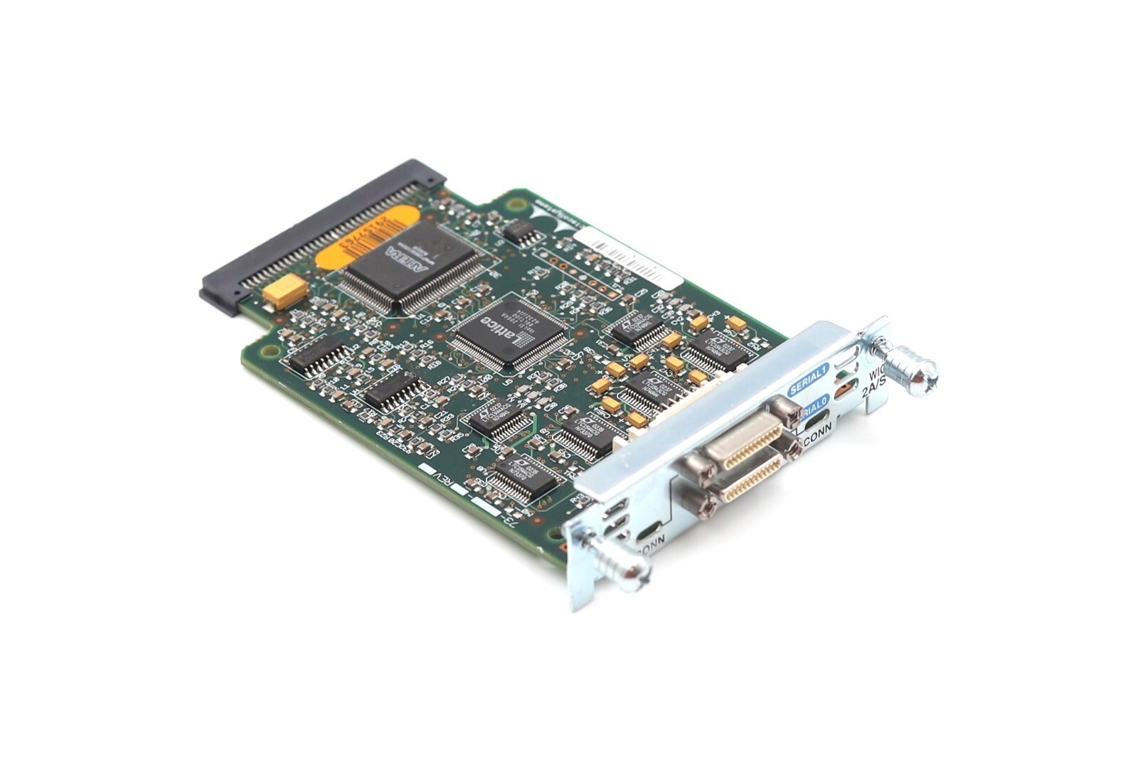 Cisco WIC 2A/S WAN Dual-Port Ethernet Serial Card P/N: 800-03182-01 Tested