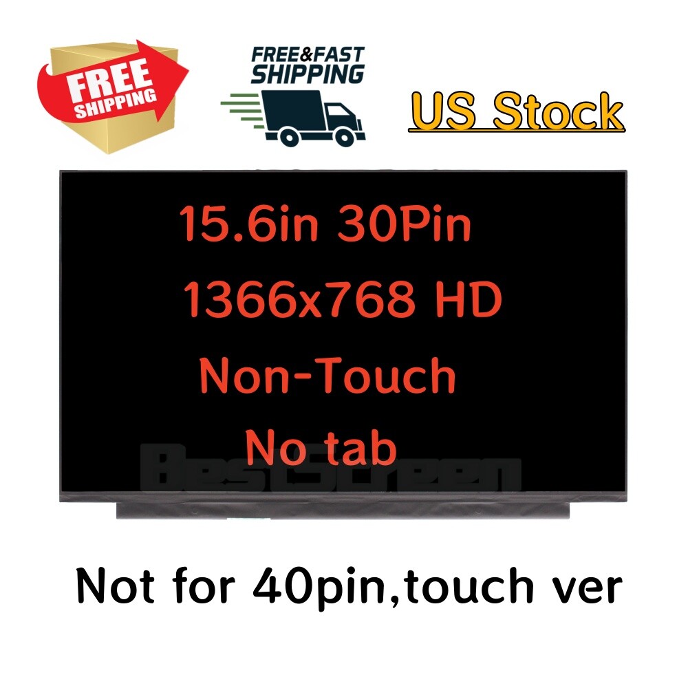 AUO B156XTN08.1 fit B156XTN08.0 HD 1366x768 30pin Display LCD Screen 15.6