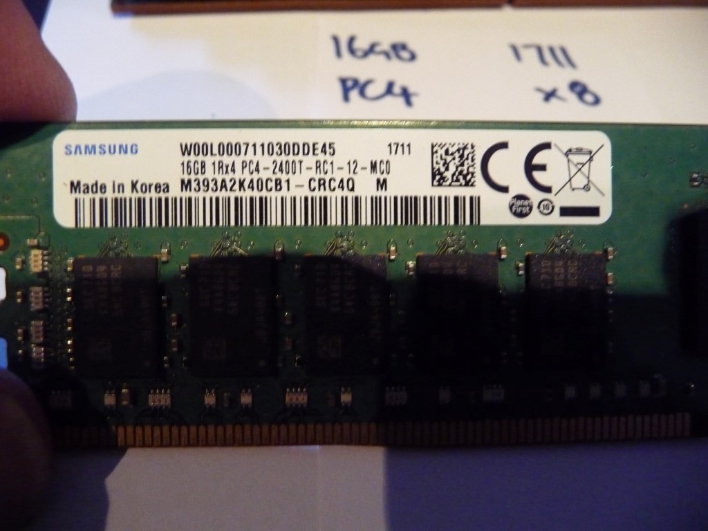 AU SELLER Samsung 809082-091 HPE 16GB 1RX4 PC4-2400T-R SERVER RAM 1711 -TESTED