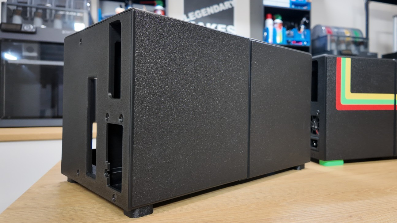 AMD BC-250 Retro Steamy Machine Case: Modular Push-Pull Fan Gaming Steam Machine AMD BC-250 Retro Steamy Machine Case: Modular Push-Pull Fan Gaming Steam Machine