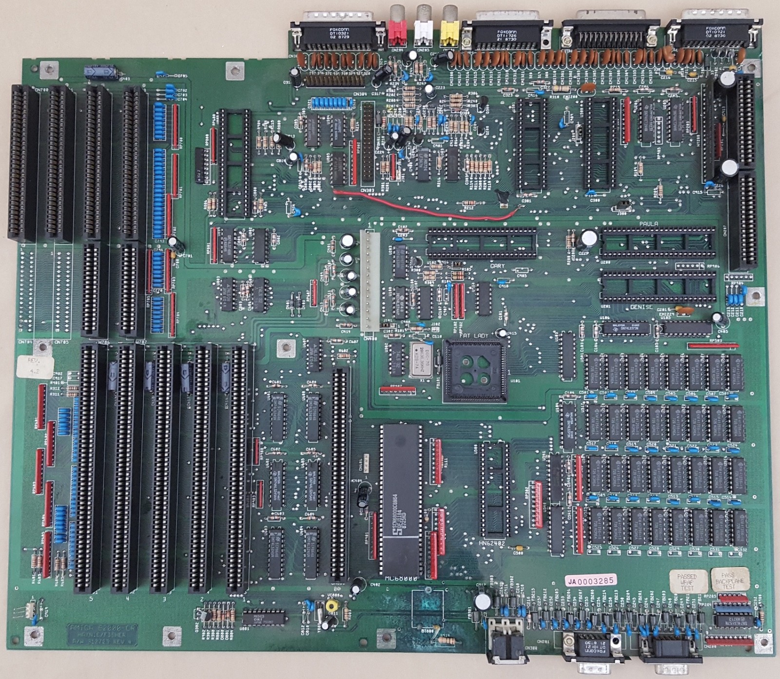 Amiga 2000 2000HD 2500 Motherboard rev4.2 ASIS for Parts Repair Donor SN0003285