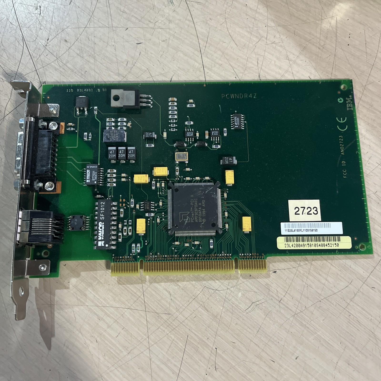 IBM 110 23L4201 91H4048 CARD IBM 110 23L4201 91H4048 CARD