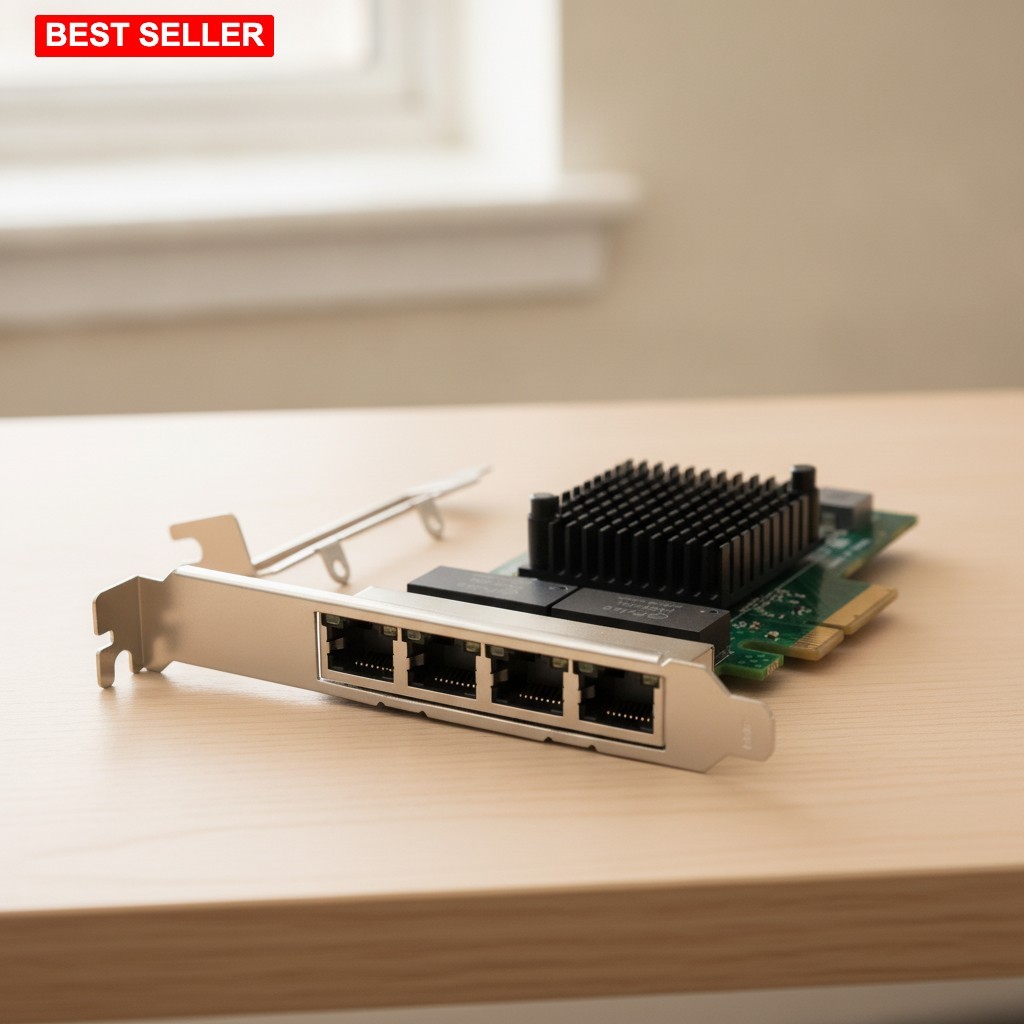 Quad-Port PCIe Gigabit Ethernet Server Adapter 1000M Network Card Linux Ubuntu Quad-Port PCIe Gigabit Ethernet Server Adapter 1000M Network Card Linux Ubuntu
