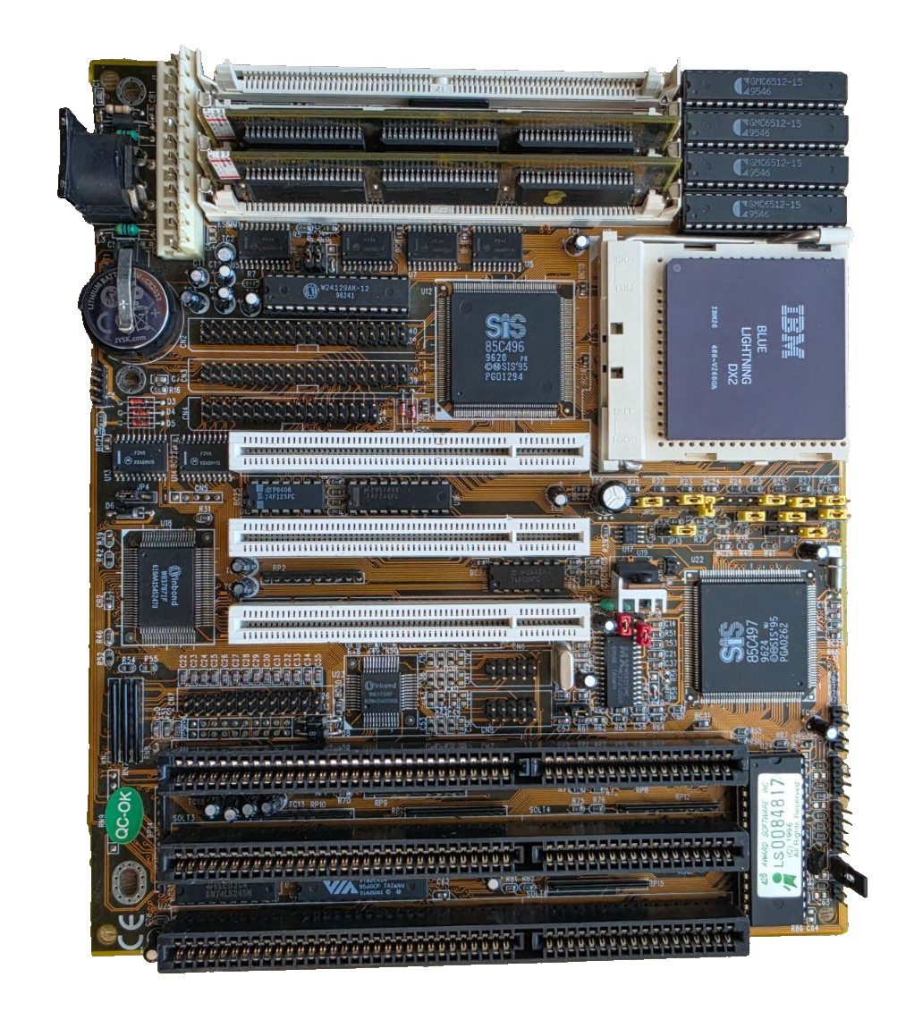 Lucky Star LS-486E + IBM 486-DX2-66 CPU + 16Mb RAM -=TESTED=- Lucky Star LS-486E + IBM 486-DX2-66 CPU + 16Mb RAM -=TESTED=-