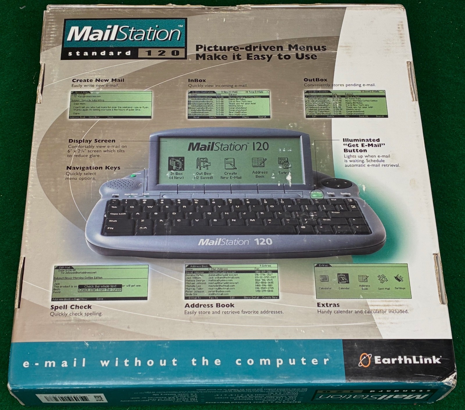 NOB VINTAGE Earthlink MailStation Standard 120 - Email Appliance NOB VINTAGE Earthlink MailStation Standard 120 - Email Appliance