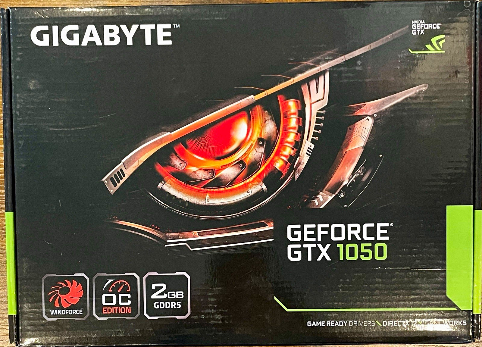 GIGABYTE GeForce GTX 1050 WINDFORCE OC 2G 2GB GDDR5 HDMI DP DVI GIGABYTE GeForce GTX 1050 WINDFORCE OC 2G 2GB GDDR5 HDMI DP DVI