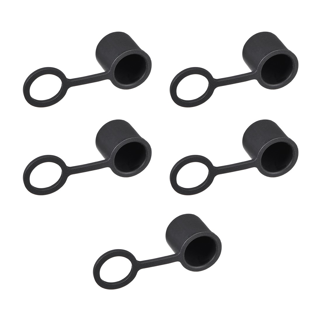 5Pcs Silicone BNC-B Anti-Dust Stopper Cap Cover w/ a Roll for Female Jack Black 5Pcs Silicone BNC-B Anti-Dust Stopper Cap Cover w/ a Roll for Female Jack Black