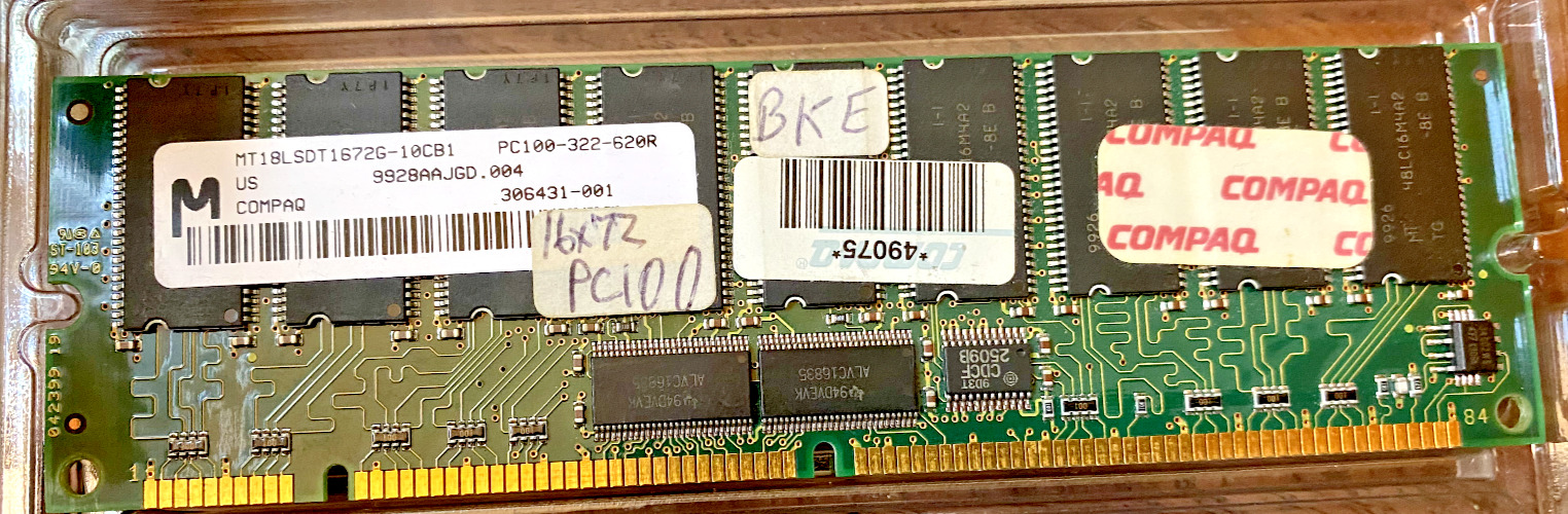Vintage Compaq 256MB SDRAM
