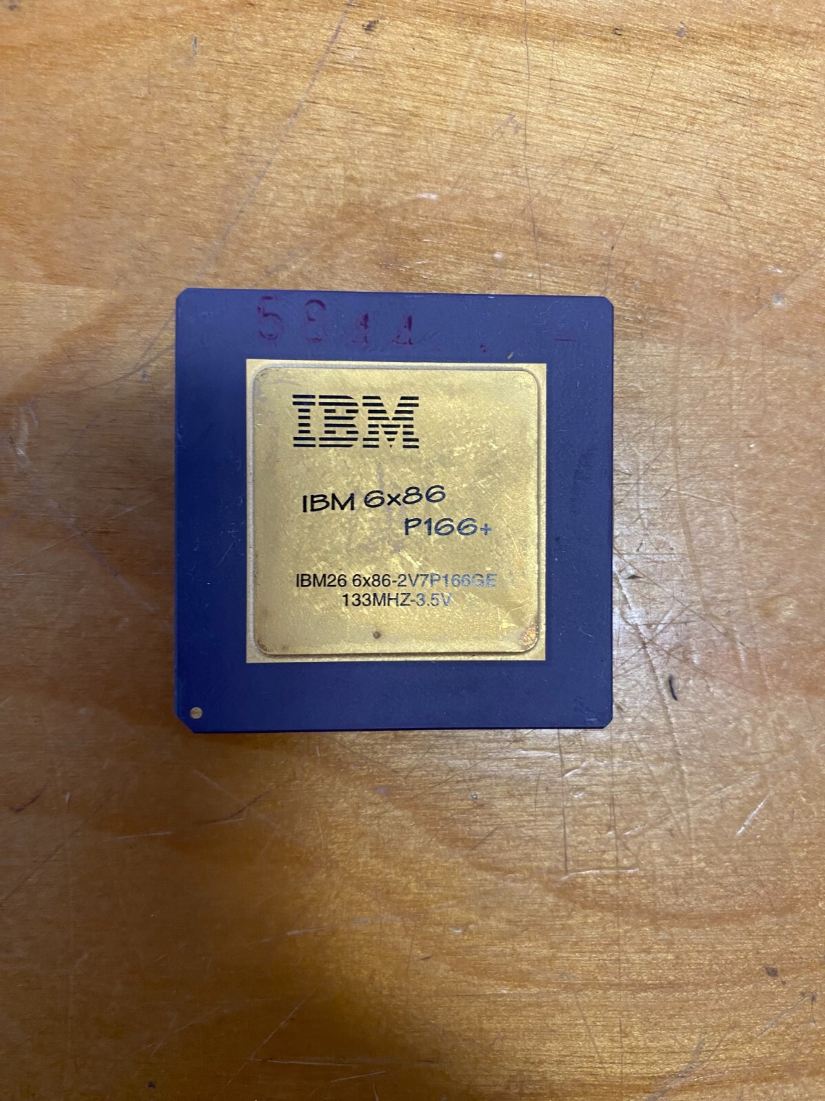 vintage IBM6X86 P166+ IBM26 6X86-2V7P166GE 133MHZ-3.5V gold/warranty vintage IBM6X86 P166+ IBM26 6X86-2V7P166GE 133MHZ-3.5V gold/warranty