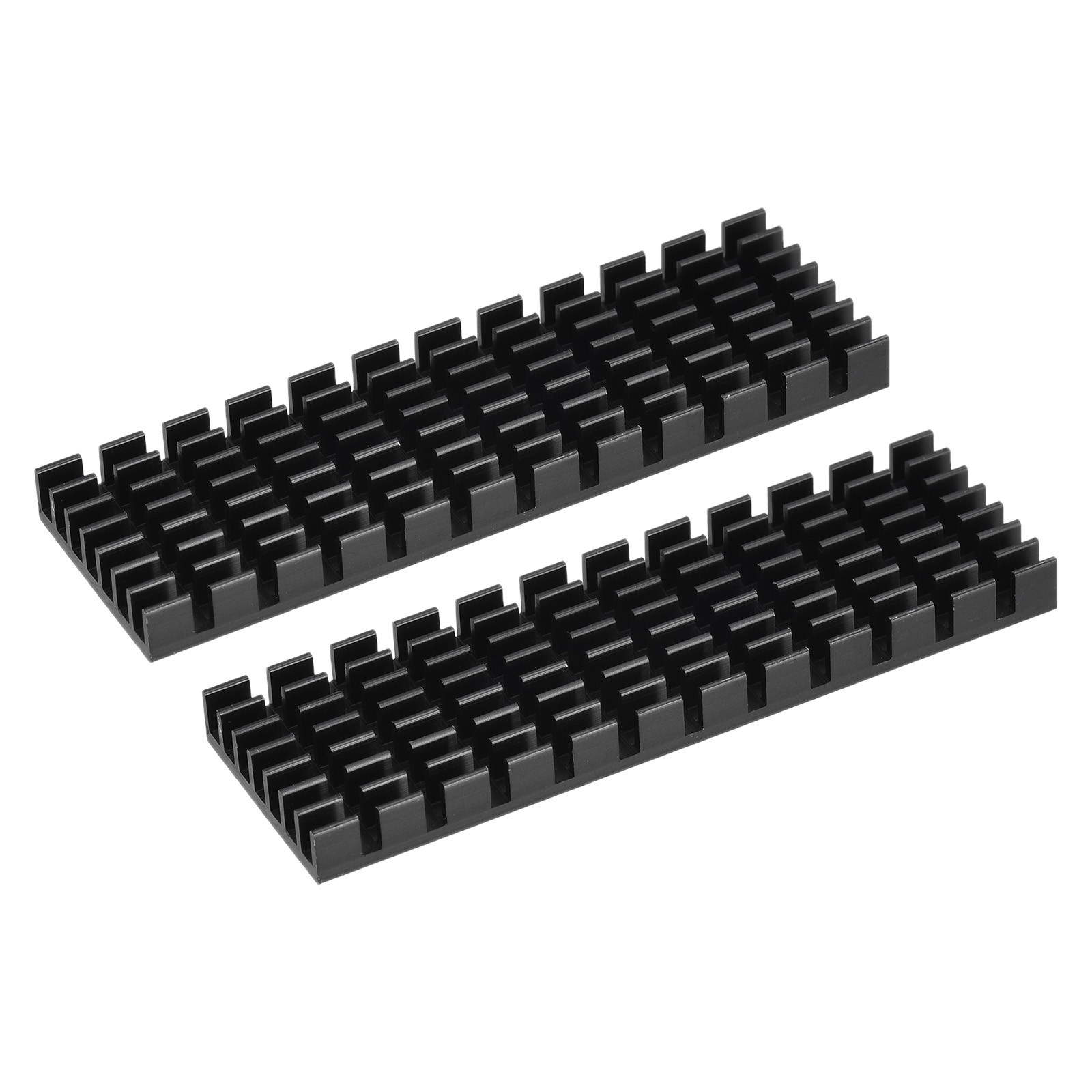 2 Pack M.2 SSD Heatsink Cooler with Thermal Pad 70x22x6mm Black 2 Pack M.2 SSD Heatsink Cooler with Thermal Pad 70x22x6mm Black