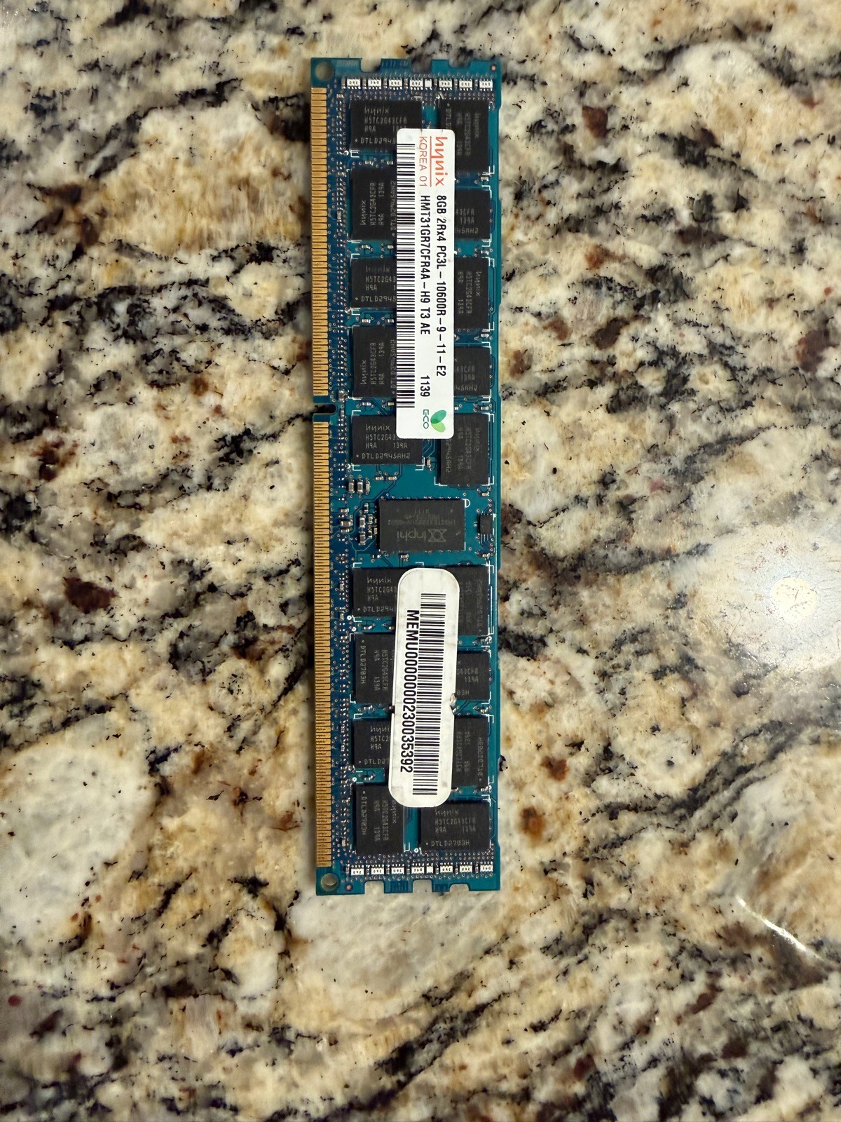 Lot of 13 SK hynix 8GB DDR3L ECC RDIMM Server RAM 104GB HMT31GR7CFR4A-H9