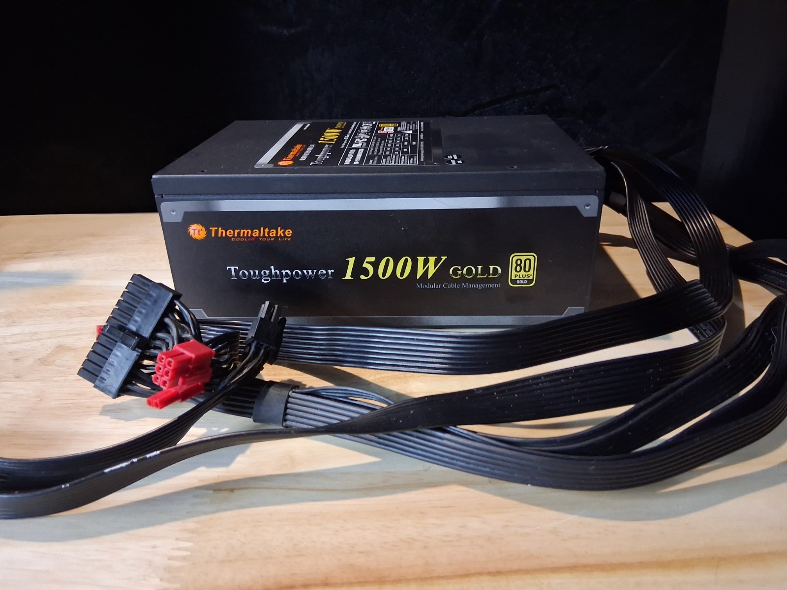 Thermaltake Toughpower 1500W Gold Modular ATX PSU TP-1500M 24-Pin Untested Thermaltake Toughpower 1500W Gold Modular ATX PSU TP-1500M 24-Pin Untested