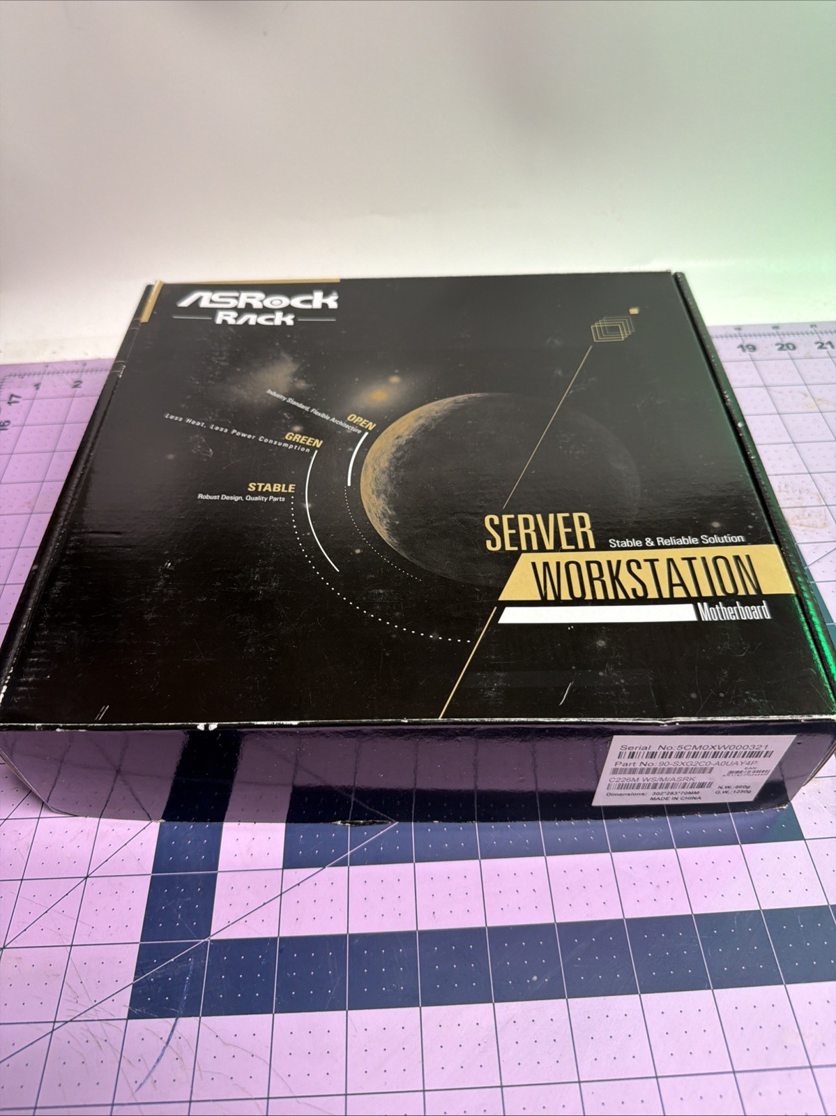 ASRock Rack Server/Workstation Motherboard With Memory– P/N 90-SXG180-A0UAYP ASRock Rack Server/Workstation Motherboard With Memory– P/N 90-SXG180-A0UAYP