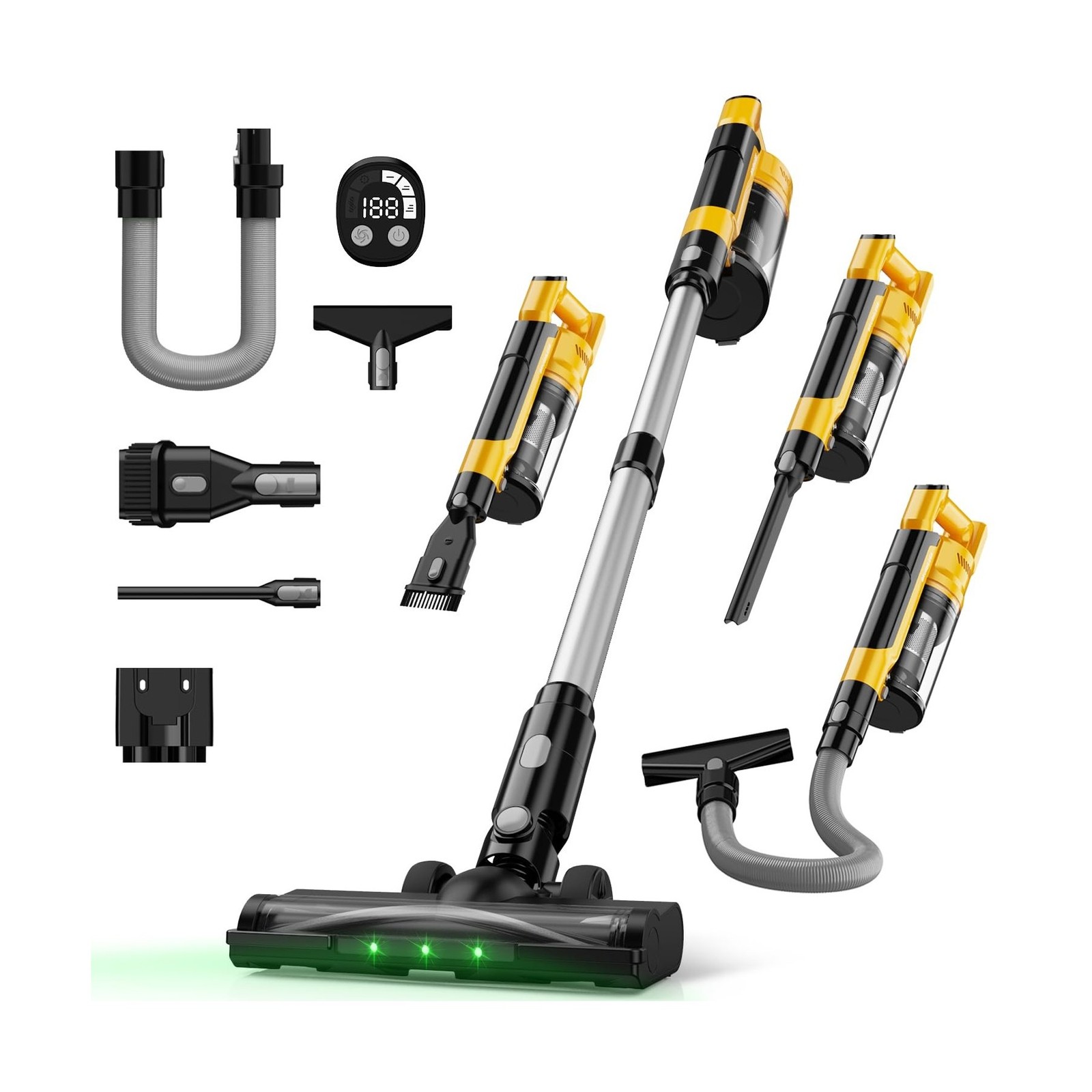 Cordless Vacuum Cleaner for 20V Battery, 7-in-1 Lightweight Stick Vacu... Cordless Vacuum Cleaner for 20V Battery, 7-in-1 Lightweight Stick Vacu...