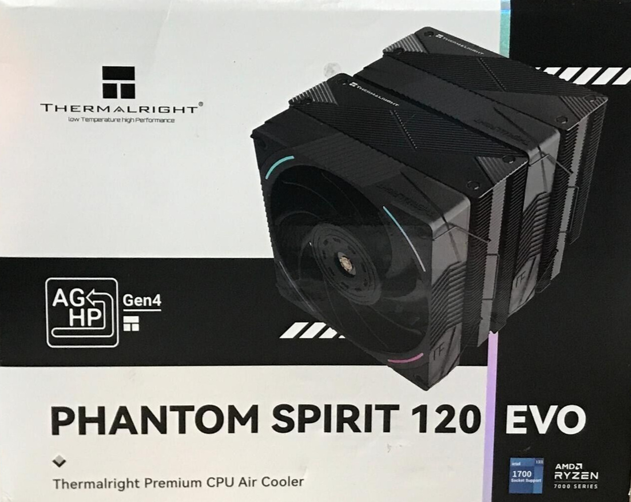 Thermalright Phantom Spirit 120 EVO CPU Cooler,7×6mm Heat Pipes CPU Air Cooler,D