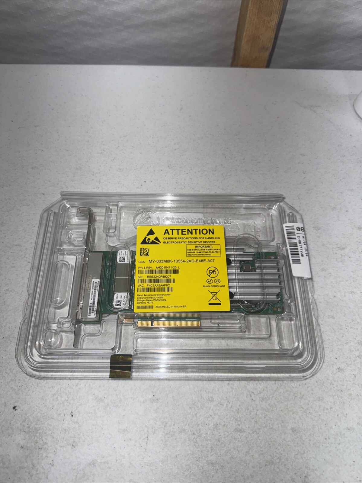 Dell Qlogic QL41164HFRJ Quad Port 10GbE RJ-45 10GBase-T Network Card 33M0K Dell Qlogic QL41164HFRJ Quad Port 10GbE RJ-45 10GBase-T Network Card 33M0K