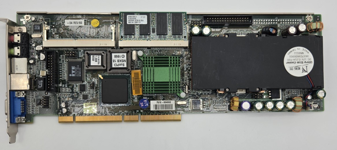 Sun Microsystems 375-0131 X2131A SunPCi II 600MHz PCI Co-Processor Card Sun Microsystems 375-0131 X2131A SunPCi II 600MHz PCI Co-Processor Card