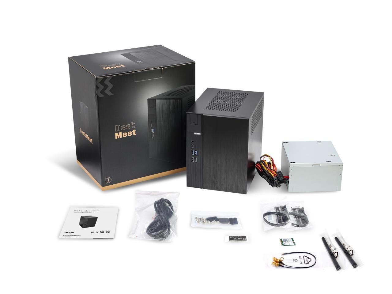 Asrock DESKMEETB760W/B/BB/BOX/US B760 Barebone Mini Desktop System Asrock DESKMEETB760W/B/BB/BOX/US B760 Barebone Mini Desktop System