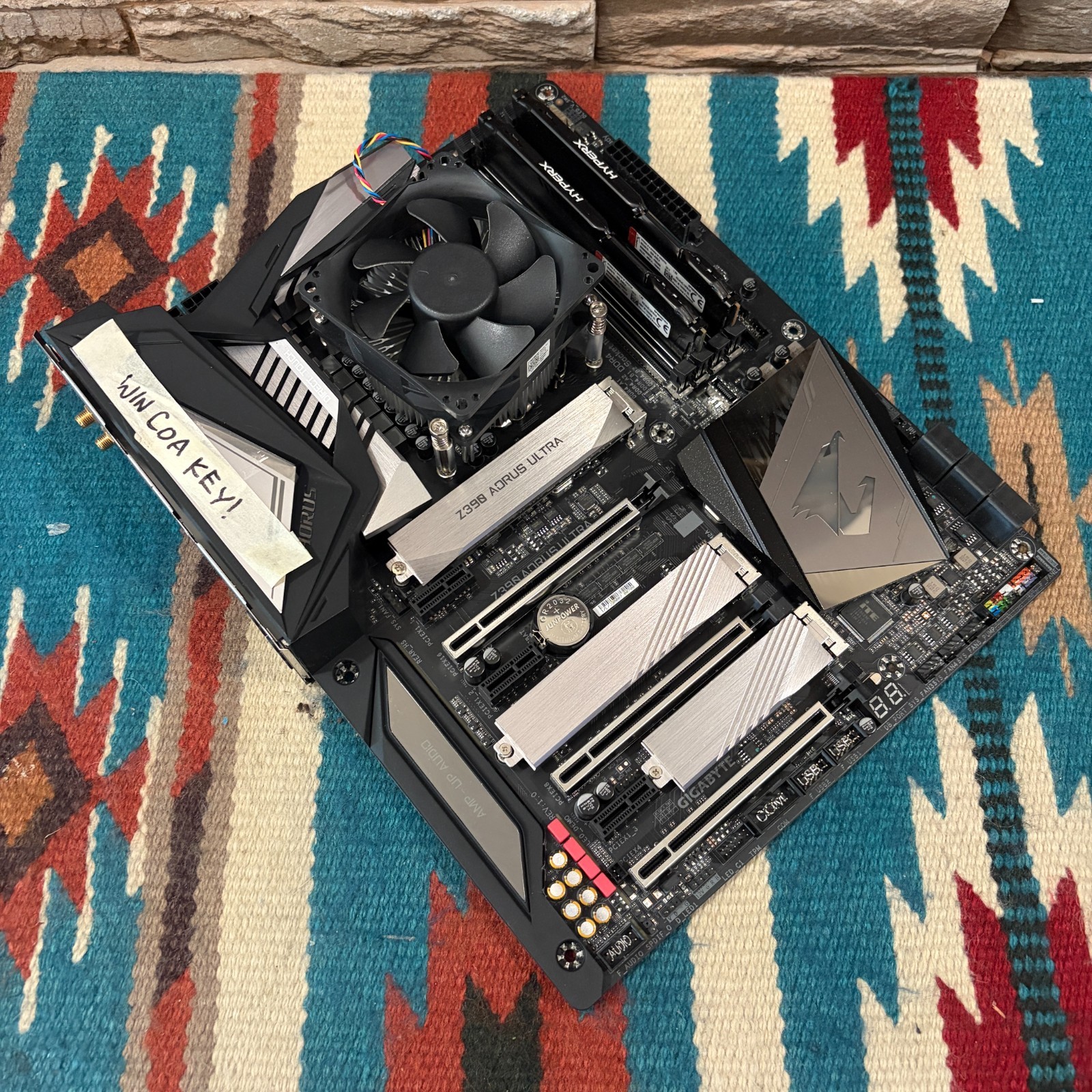 GIGABYTE AORUS Z390 ULTRA Wifi ARGB Motherboard Combo i7-8700 16GB 256SSD W11P