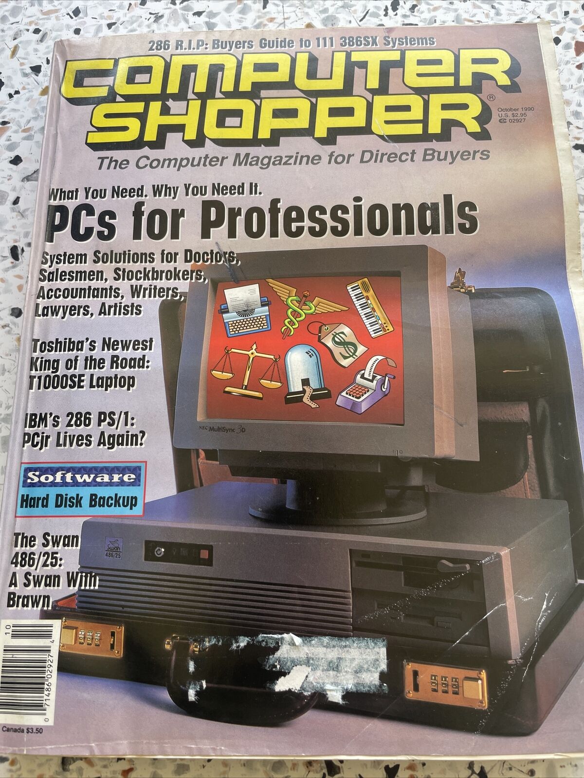 Vintage Computer Shopper Magazine October 1990