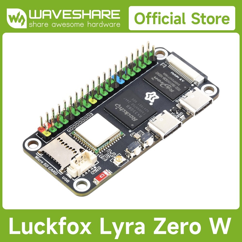 Luckfox Lyra Zero W Micro Linux Development Board Based On RK3506B Chip