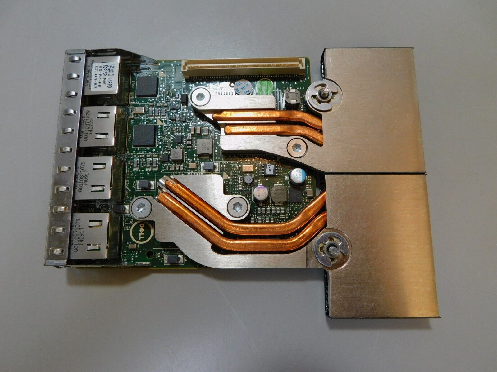 Dell G8RPD Broadcom 57800 4 Port 1/10GbE RJ45 R630 R730 Network Mezzanine Card