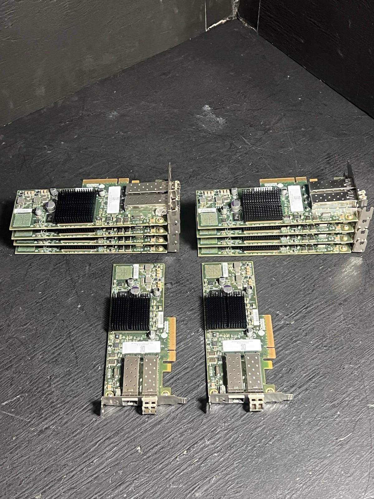 Lot of 10 Chelsio CC2-N320E-SR Dual Port 10GbE SFP+ PCIe x8 NIC 110-1088-30 Lot of 10 Chelsio CC2-N320E-SR Dual Port 10GbE SFP+ PCIe x8 NIC 110-1088-30
