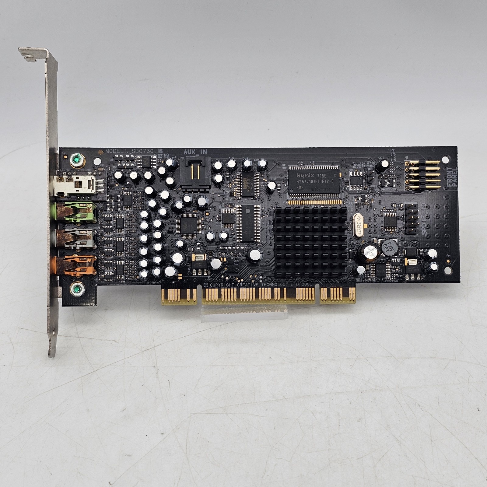 Vintage Creative X-Fi Xtreme Gamer SB0730 Sound Card PCI Built-in Sound Card Vintage Creative X-Fi Xtreme Gamer SB0730 Sound Card PCI Built-in Sound Card
