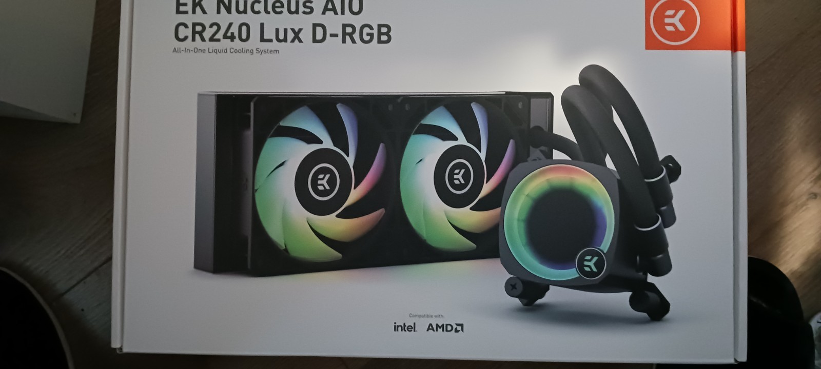 EK-Nucleus AIO CR240 Lux D-RGB 240mm Liquid CPU Cooler