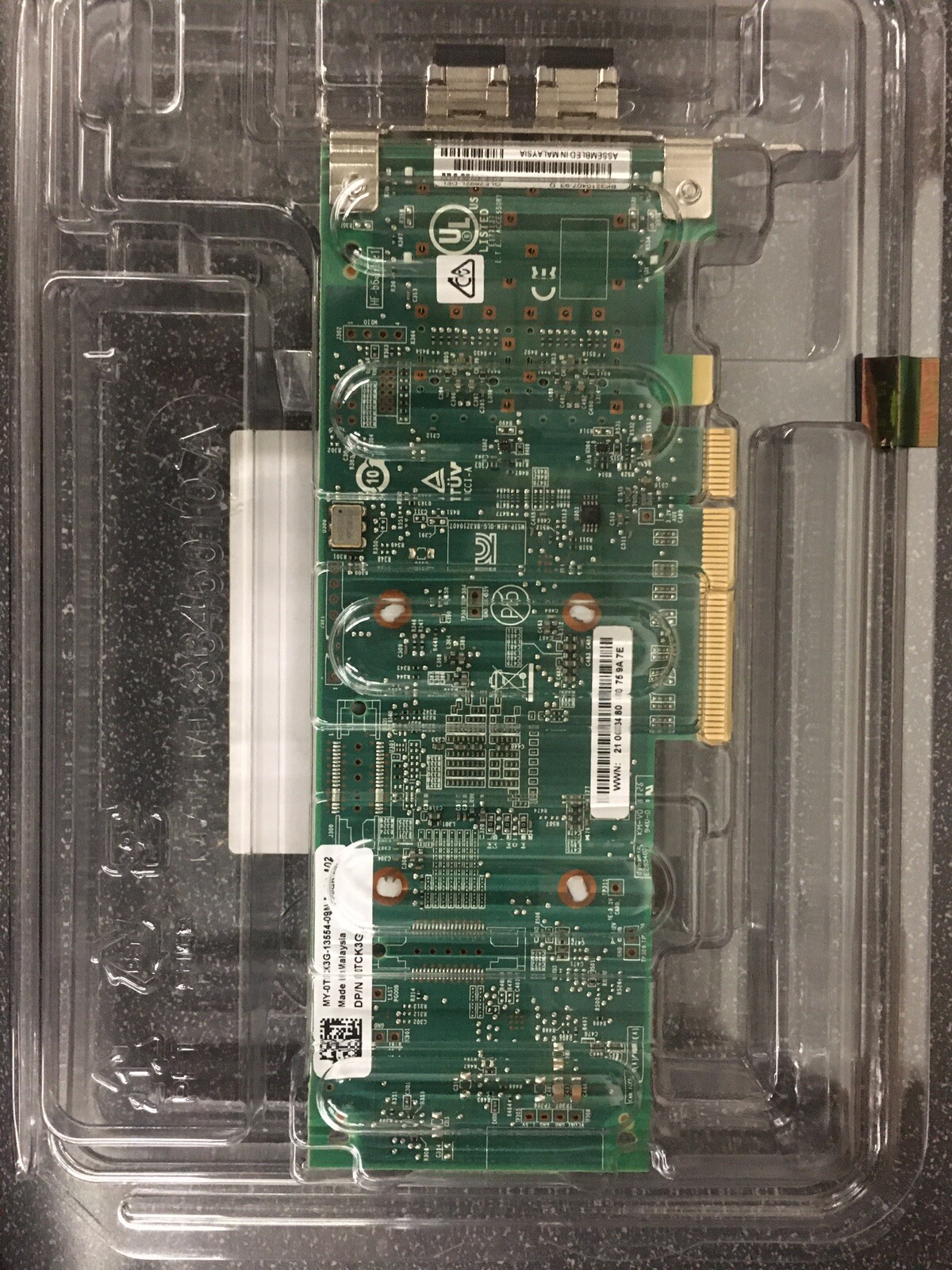 NEW Dell QLogic QLE2692L-DEL Dual Port Fibre Channel 16Gb PCIe HBA CK9H1 WVT0T NEW Dell QLogic QLE2692L-DEL Dual Port Fibre Channel 16Gb PCIe HBA CK9H1 WVT0T