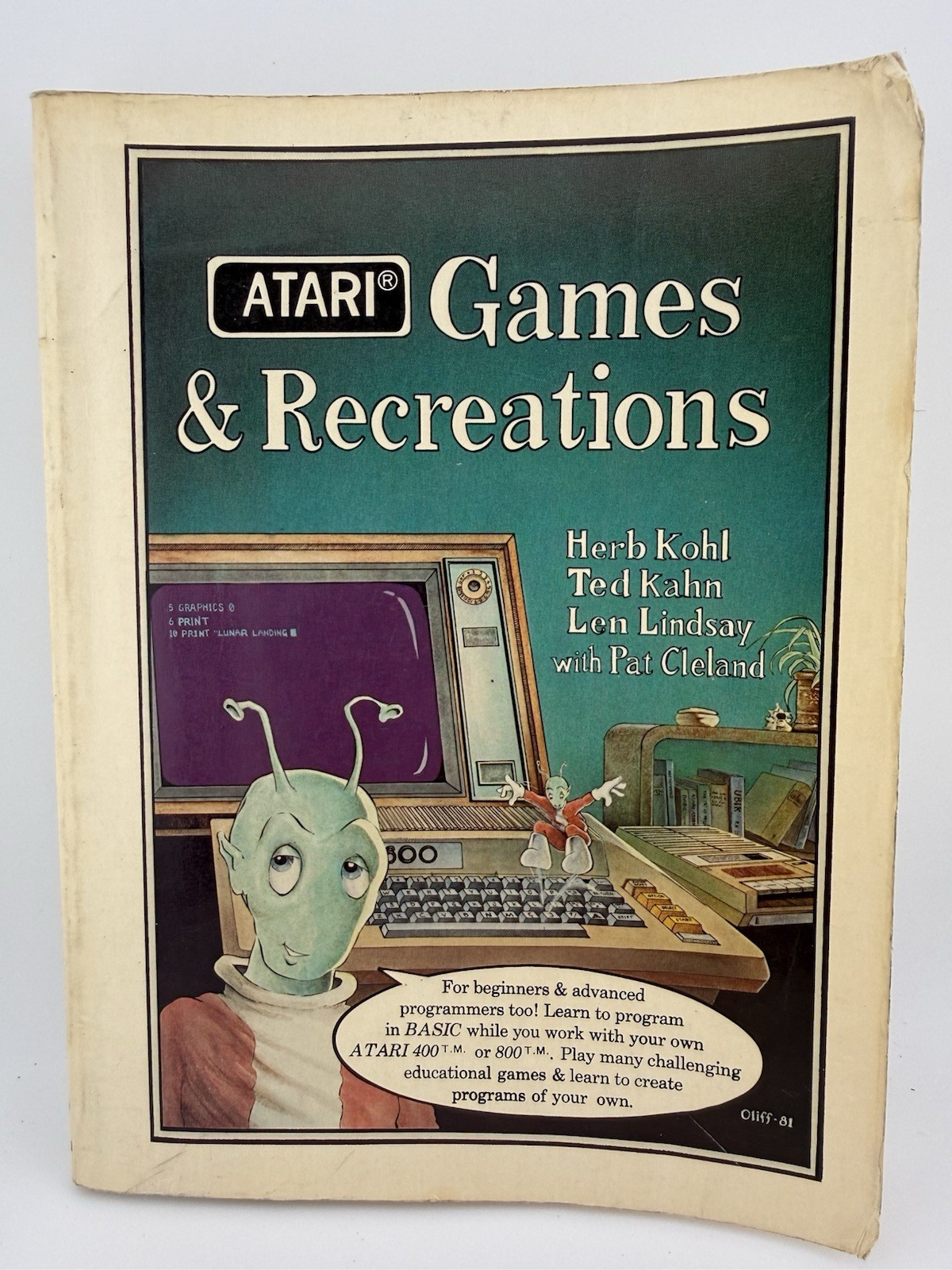 Atari Games & Recreations 1982 Reston Vintage Atari 400 800 BASIC Programming