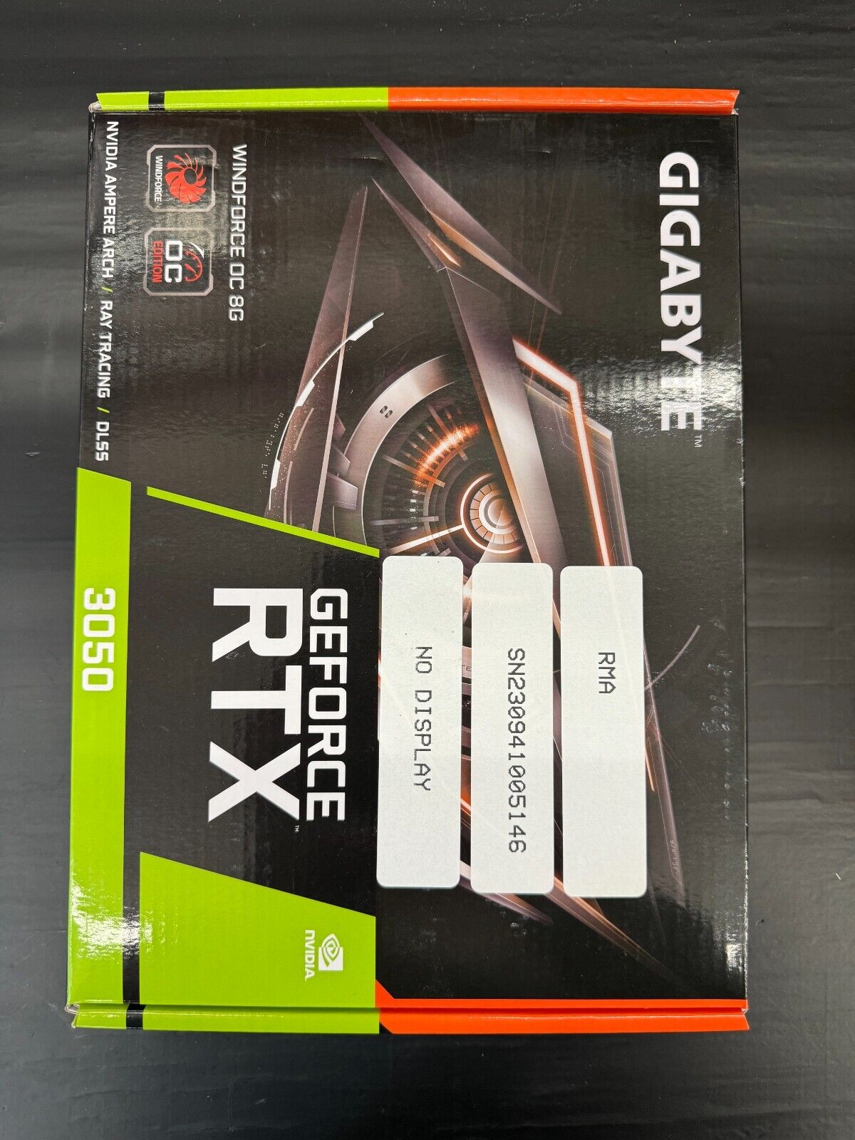Gigabyte GeForce RTX 3050 8GB GDDR6 Graphics Card - HDMI, DisplayPort