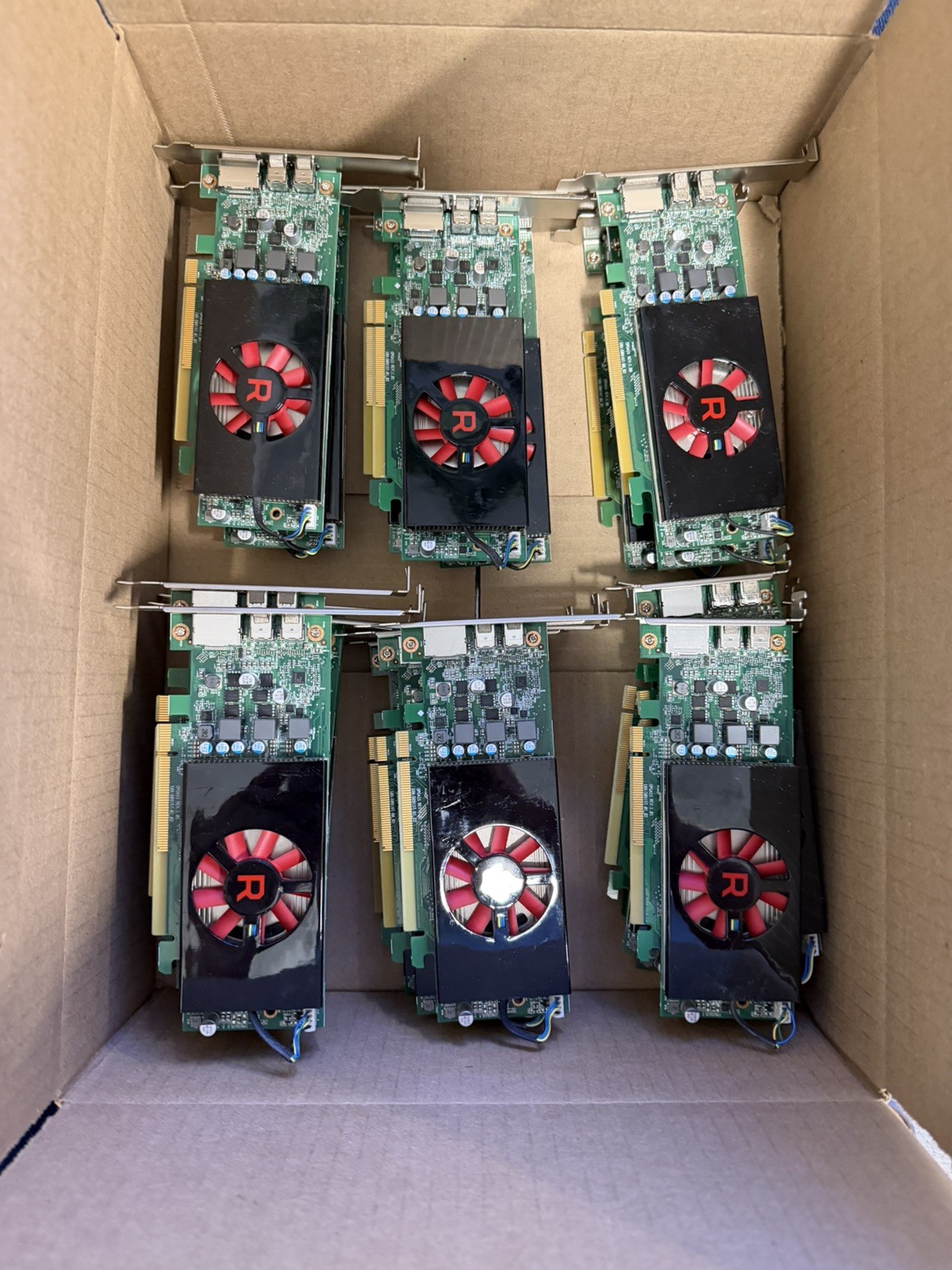 LOT OF 23 Dell AMD Radeon RX 640 4GB GDDR5 Graphics Card, DP 2x miniDP LOT OF 23 Dell AMD Radeon RX 640 4GB GDDR5 Graphics Card, DP 2x miniDP