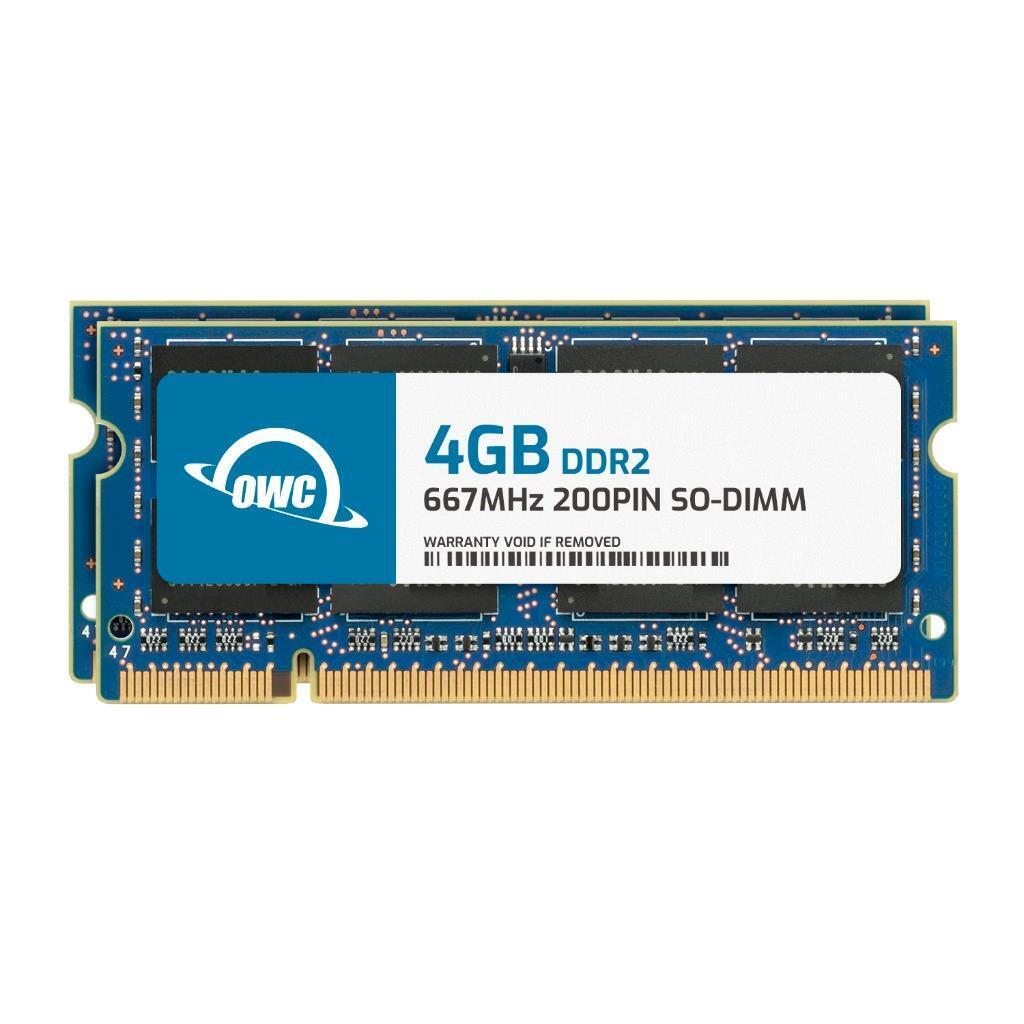 OWC 8GB (2x4GB) DDR2 667MHz 2Rx8 Non-ECC 200-pin SODIMM Memory RAM