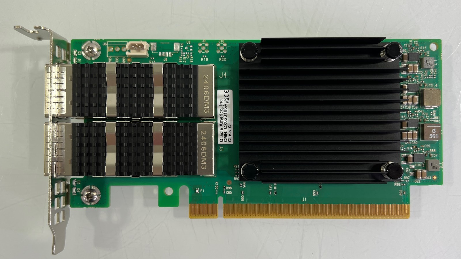 Oracle 8206762 Mellanox ConnectX-6 Dx 100GbE Dual Port Network Card CX623106A Oracle 8206762 Mellanox ConnectX-6 Dx 100GbE Dual Port Network Card CX623106A