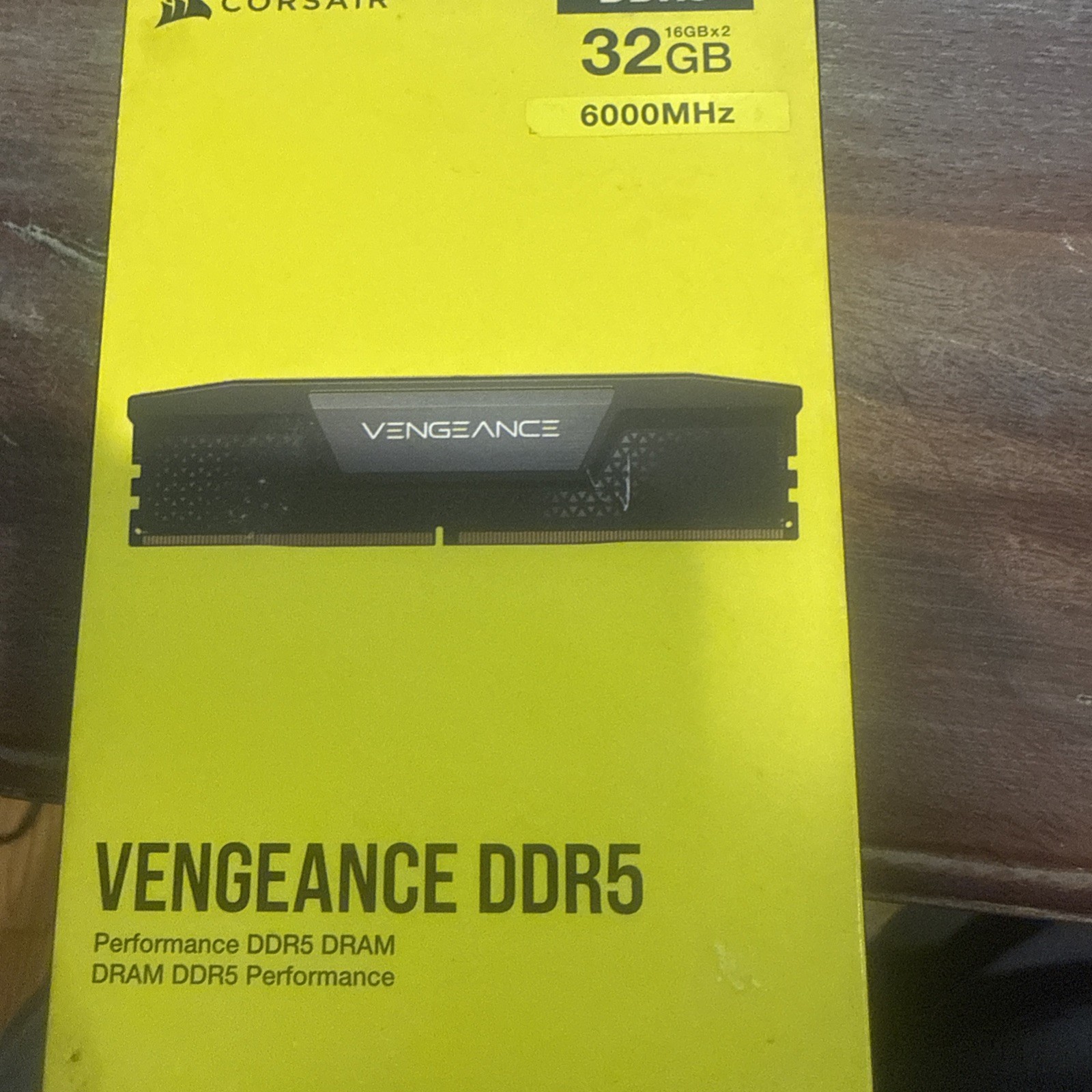 Corsair Vengeance 32GB 2x16GB DDR5 6000 CL30 XMP 3.0 Black