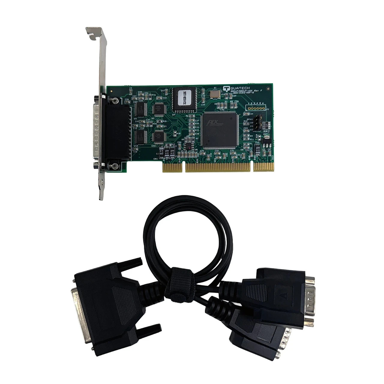 QUATECH DSCLP-100 Serial Port Controller w/Dongle Cable (FH) QUATECH DSCLP-100 Serial Port Controller w/Dongle Cable (FH)