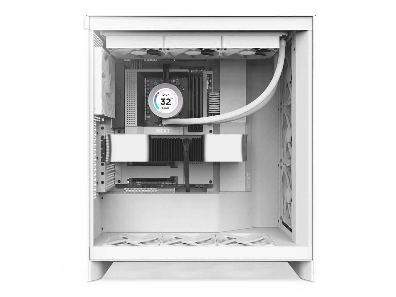 NZXT H7 Flow (2024) Mid-Tower Case - All White-CM-H72FW-01 NZXT H7 Flow (2024) Mid-Tower Case - All White-CM-H72FW-01