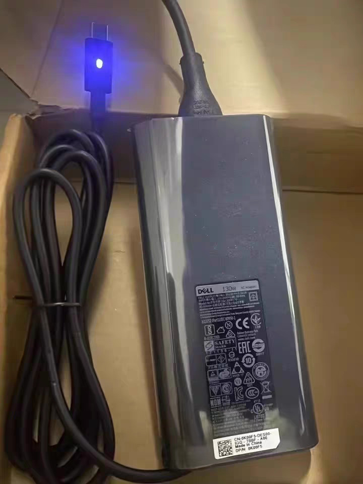 OEM 130W USB-C Type-C Charger for Dell XPS 15 2-in-1 9575 Precision 5530 + Cord OEM 130W USB-C Type-C Charger for Dell XPS 15 2-in-1 9575 Precision 5530 + Cord