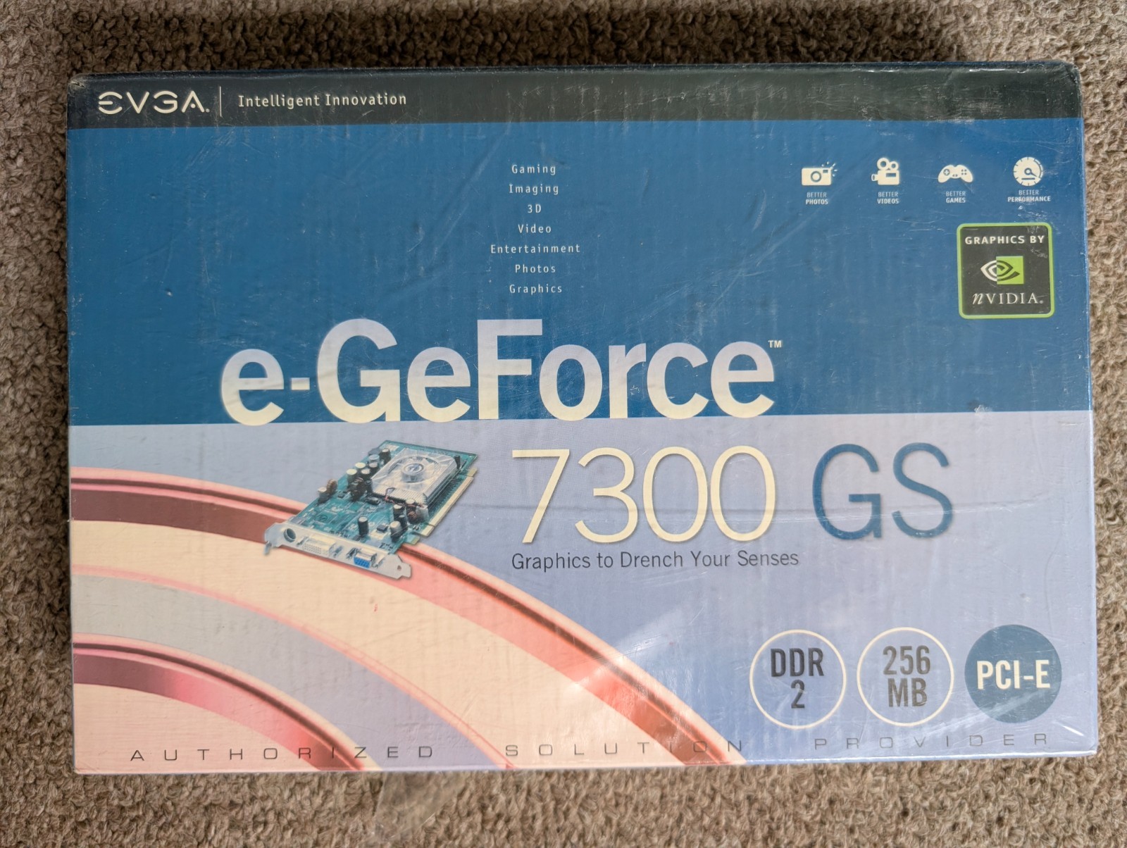 EVGA Nvidia e-Geforce 7300 GS PCIE EVGA Nvidia e-Geforce 7300 GS PCIE