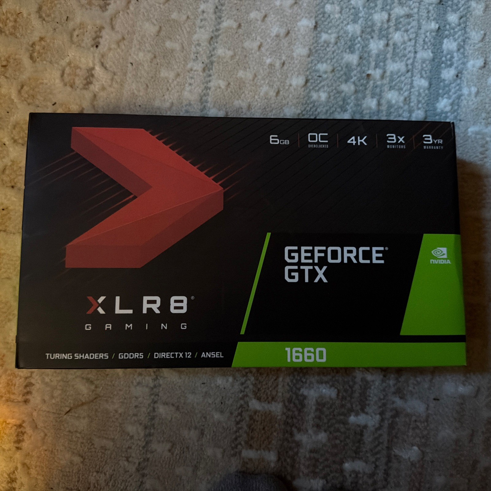 PNY GTX 1660 super XLR8 GDDR6 Graphics Card (VCG16606SFPPB-O) Overclocked PNY GTX 1660 super XLR8 GDDR6 Graphics Card (VCG16606SFPPB-O) Overclocked