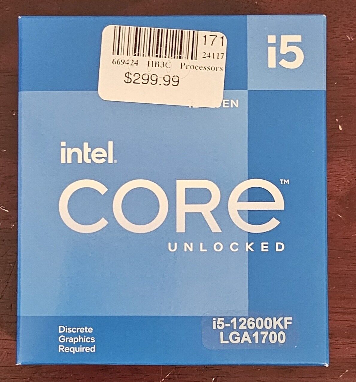 **SEALED** Intel Core i5-12600KF 10 Cores (6P+4E) 4.9 GHz 125W Desktop Processor