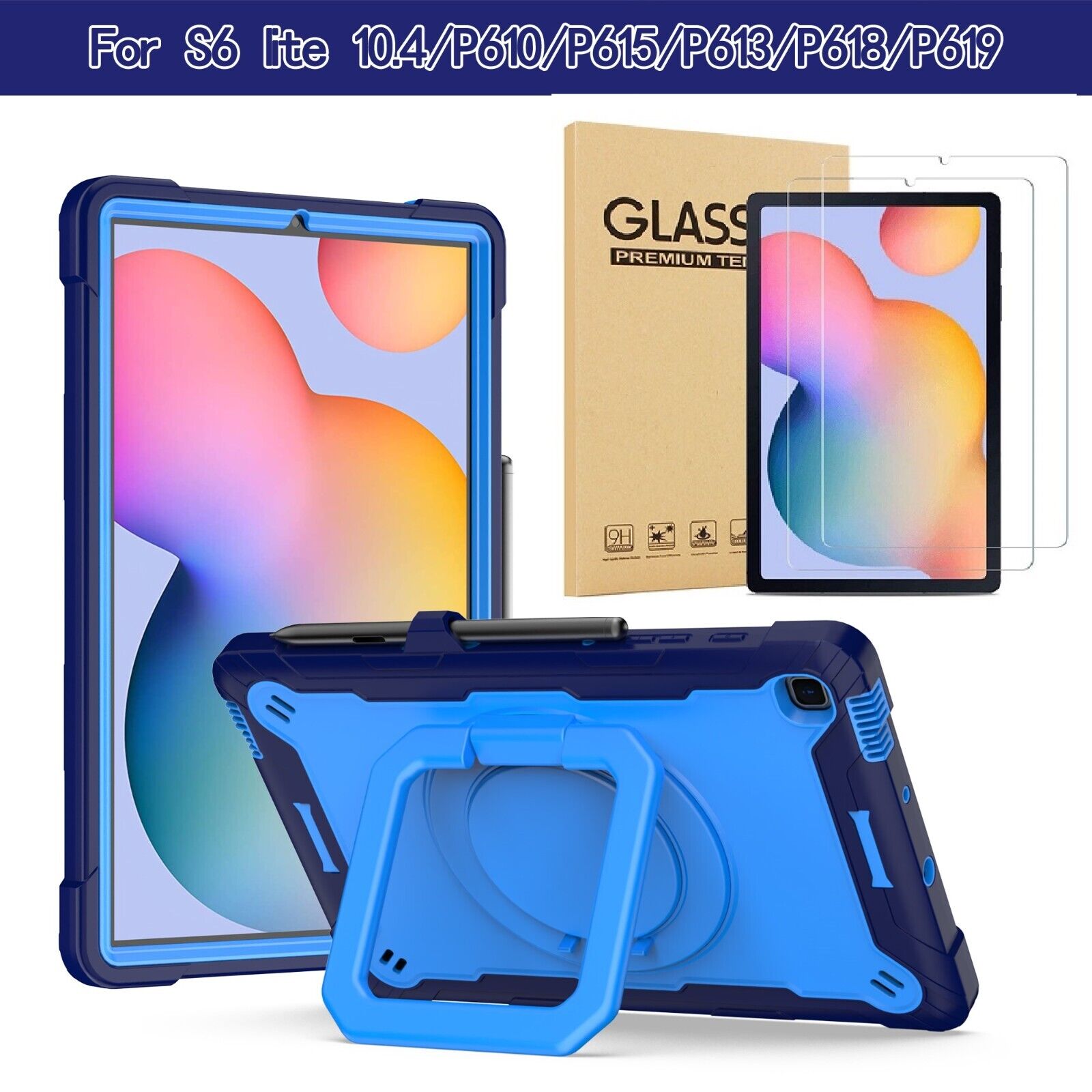 Samsung Galaxy Tab S6 Lite Case 10.4-Inch 2024/2022/2020 P610/P615/P620 Cover