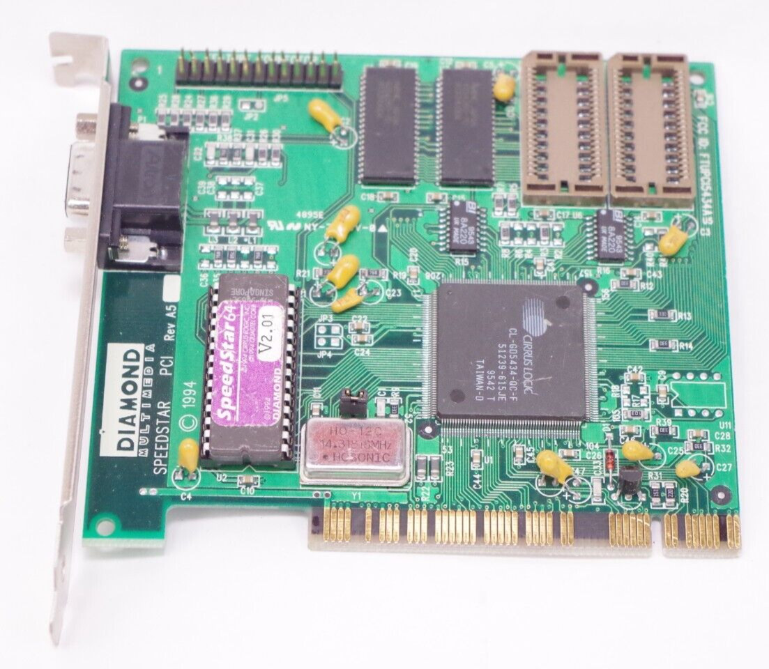 Diamond SpeedStar 64 1MB PCI VGA Video Graphics Card 22-0035A5 Diamond SpeedStar 64 1MB PCI VGA Video Graphics Card 22-0035A5