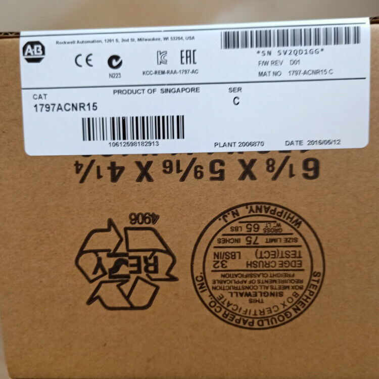 New Original Sealed Allen-Bradley 1797-ACNR15 Redundant Media Adapter 1797ACNR15 New Original Sealed Allen-Bradley 1797-ACNR15 Redundant Media Adapter 1797ACNR15