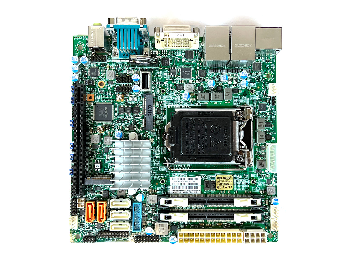 Supermicro X11SSV-Q Intel LGA 1151 Mini-ITX Motherboard Supermicro X11SSV-Q Intel LGA 1151 Mini-ITX Motherboard