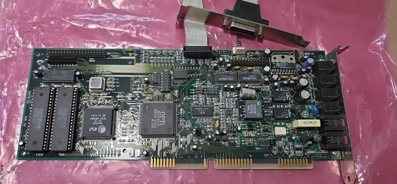 Vintage Media Magic PCBDSP32&2#21 ISA 16-Bit RIO - Sound, Modem, IDE, COM port