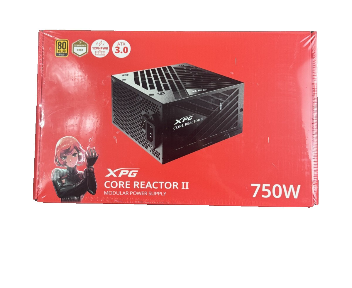 Adata XPG Core Reactor II Power Supply - 750W, 80 Plus, Gold, Active PCF-Sealed