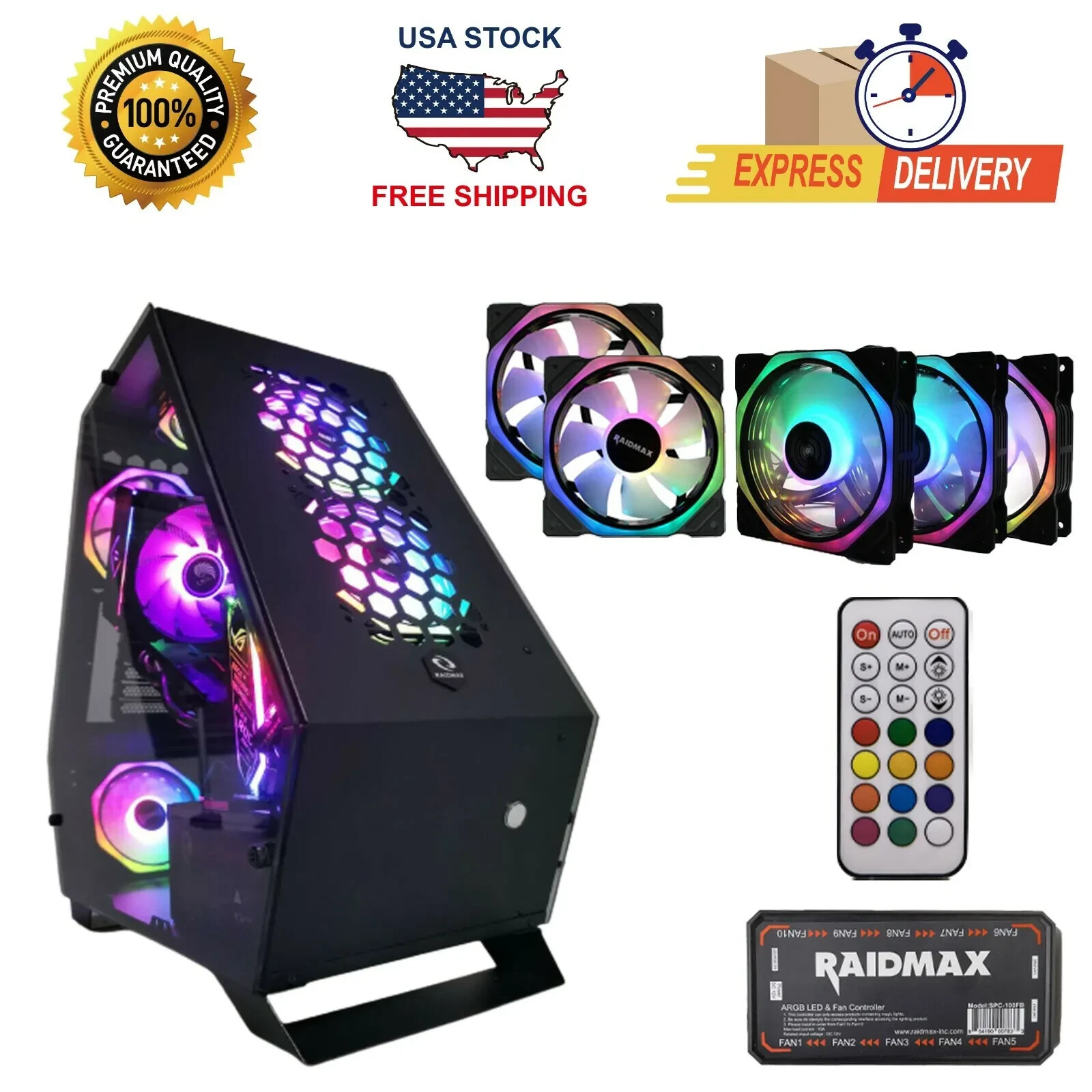 PC Case Gaming PC EVERST ATX Computer Case